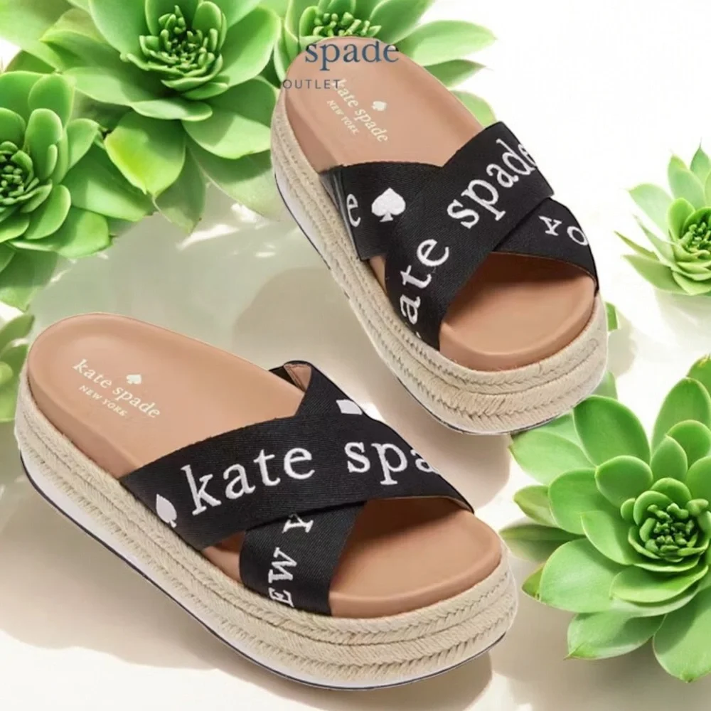 Kate Spade Piper Flatform Espadrilles 9